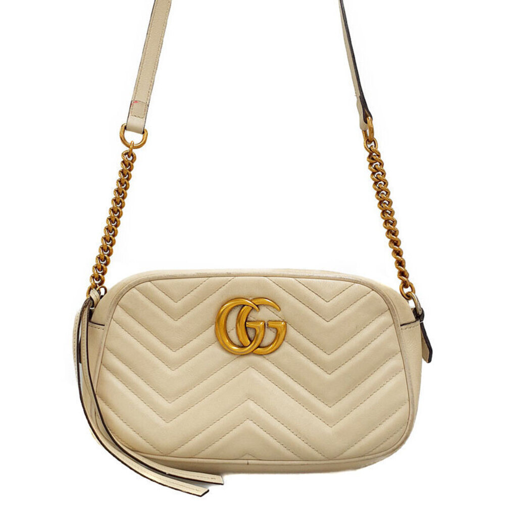 Gucci Shoulder Marmont GG Quilted Bag - Picture 2 of 9
